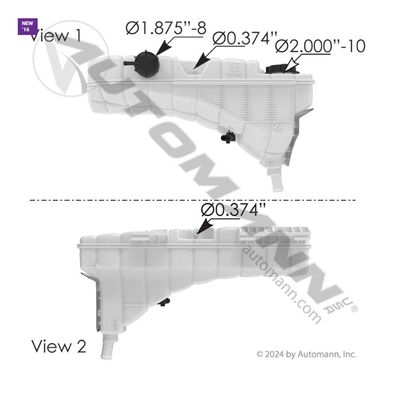 Coolant Reservoir Peterbilt / N5346001 / ST6000