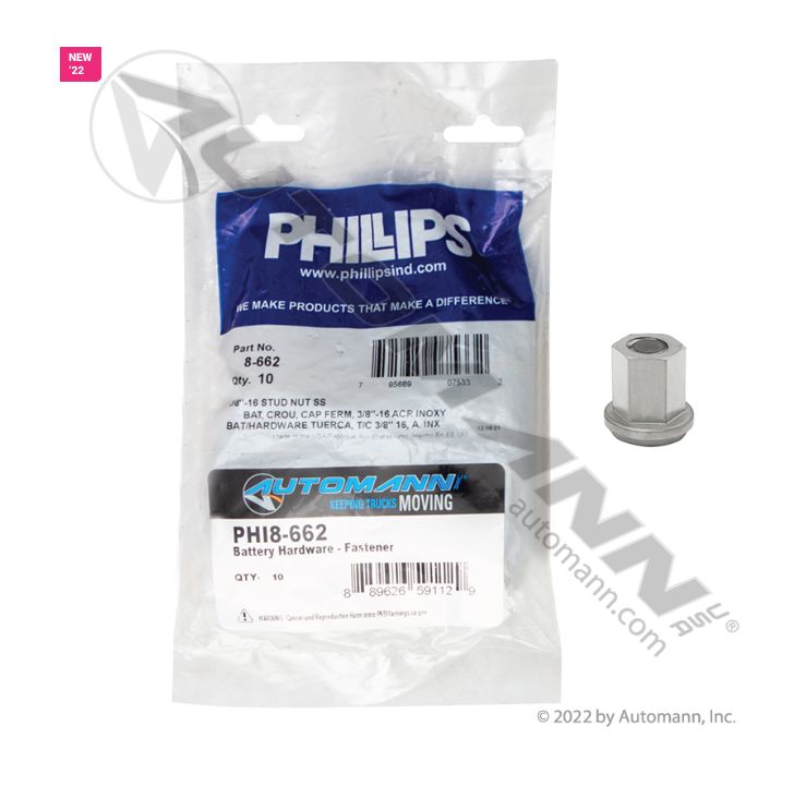 Battery Nut - Group 31 - 3/8in-16    P/N 8-662