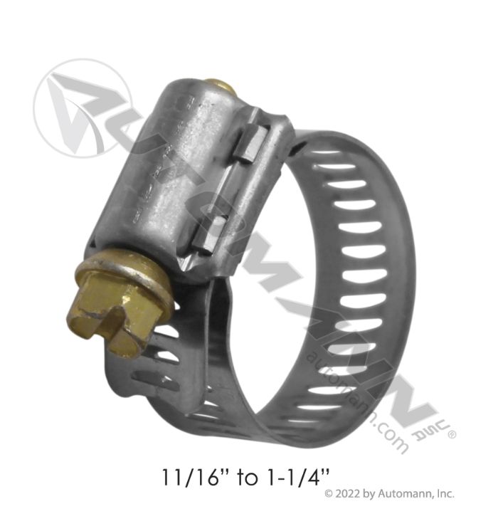 Hose Clamps Size 12 (11/16&quot; - 1-1/4&quot;) 62012
