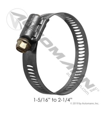 Hose Clamps Size 28 (1-5/16" - 2-1/4") 62028