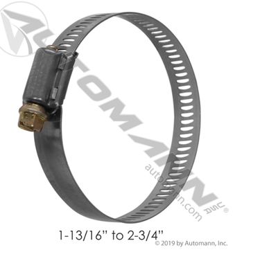 Hose Clamps Size 36 (1-13/16" - 2-3/4") 62036