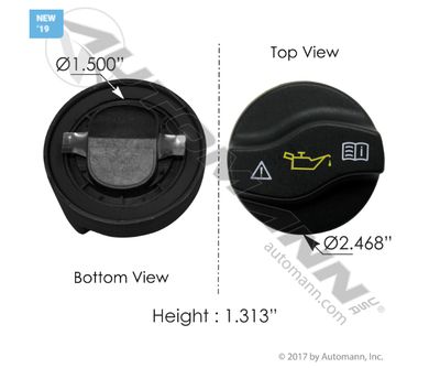 Engine Oil Fill Cap Detroit Diesel