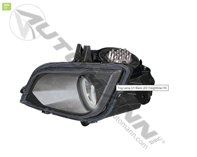 Fog Lamp LH Black LED for Freightliner P4 / 564.46077L / A6603653002