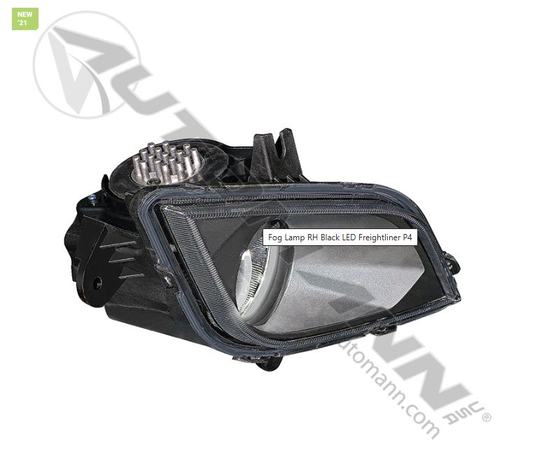 Fog Lamp RH Black LED for Freightliner P4 / 564.46077R / A6603653003