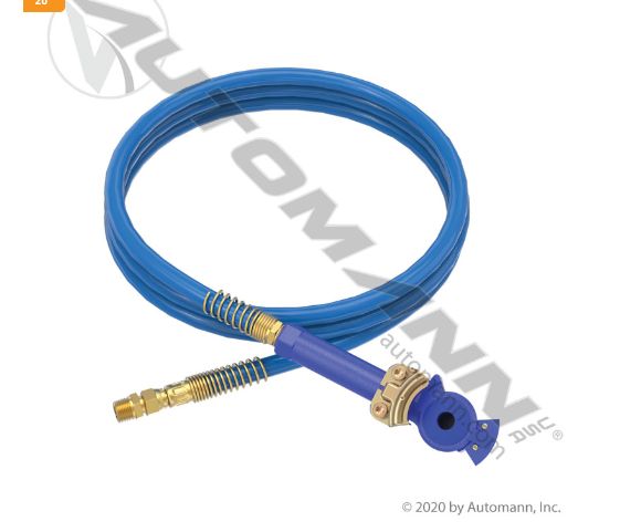Rubber Air Line Blue Service 12ft