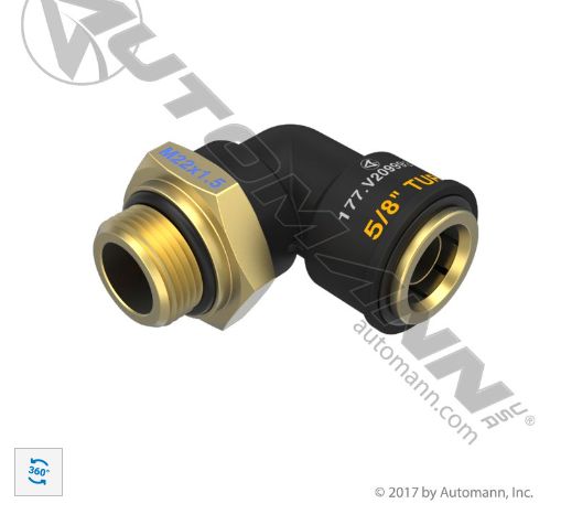 Composite PLC Male Elbow Fitting Volvo P/N 20999385