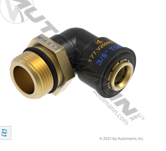 Composite PLC Male Elbow Fitting Volvo P/N 20999390