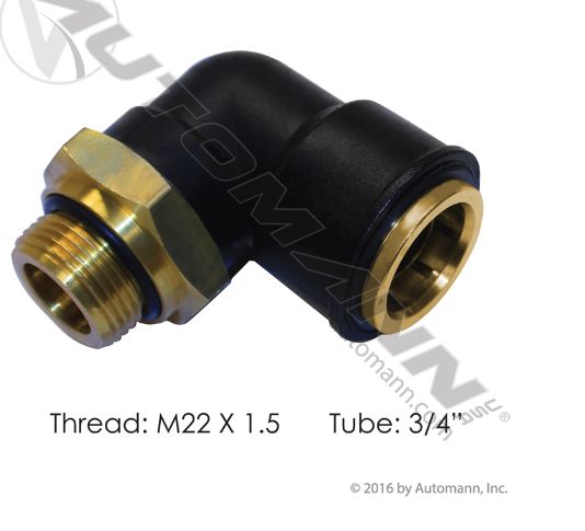 Composite PLC Male Elbow Fitting Volvo P/N 20999388