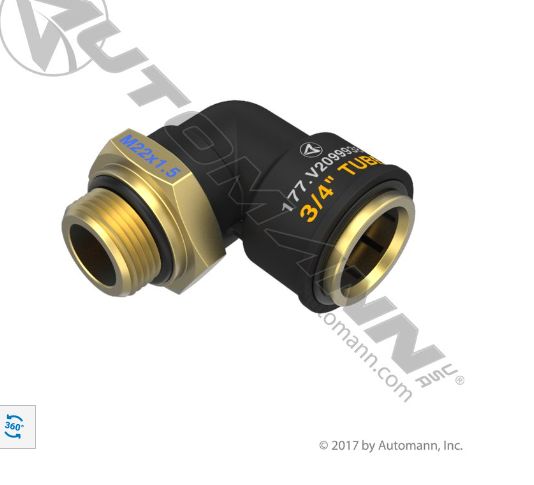 Composite PLC Male Elbow Fitting Volvo / 177. V20999388