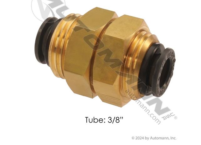 Bulkhead Union PLC QWIK-FIT 3/8in Tube/12-90066