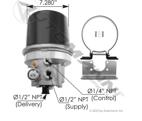 Air Dryer ADIP / AD-IP Type Air Dryer 12V /065612, R955065612N