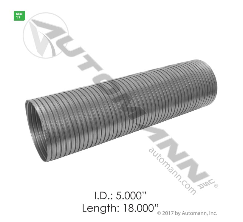Flex Tubing 5in X 18in Galvanized / G15518 / J024755