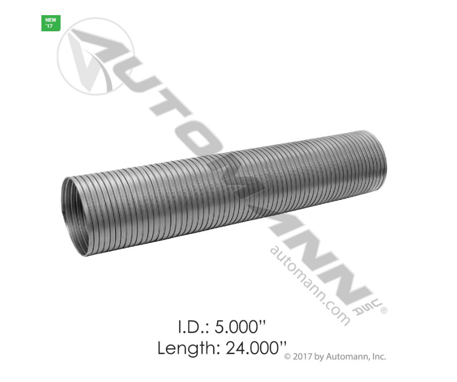 Flex Tubing 5in X 24in Galvanized /G15524 / J024837
