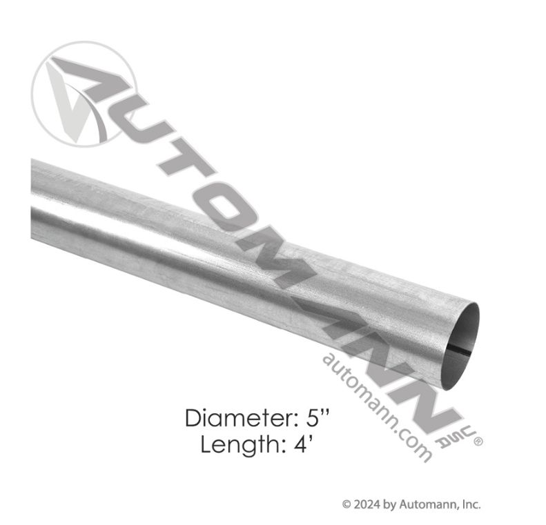 Straight Tubing 5in x 4ft Aluminized / P206379/  S548SBA