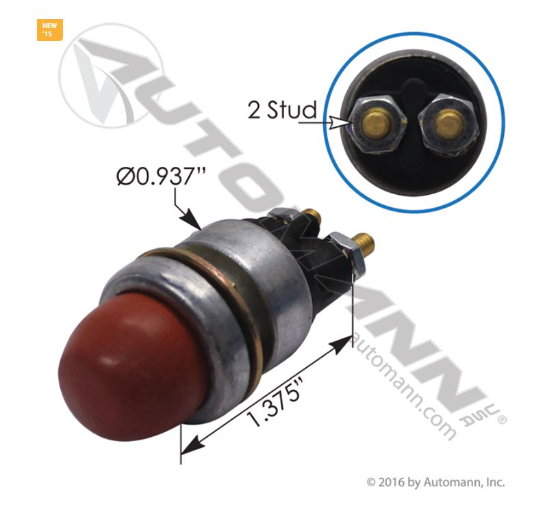 Starter Switch w/Studs /  24394 / 191147