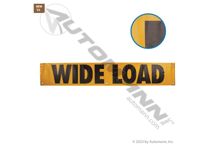 Banner 72in x 12in Wide Load Vinyl /571.SB121V/CV100