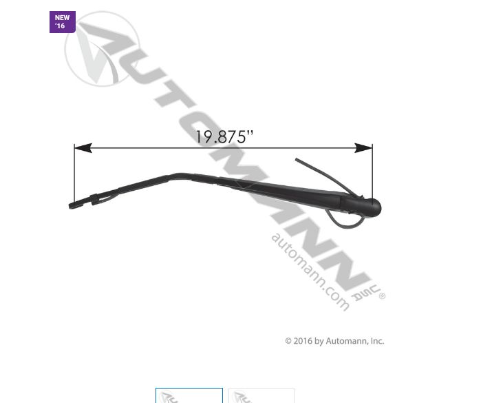 Freightliner Wiper Arm - Fits Columbia / Century - P/N A22-51969-000