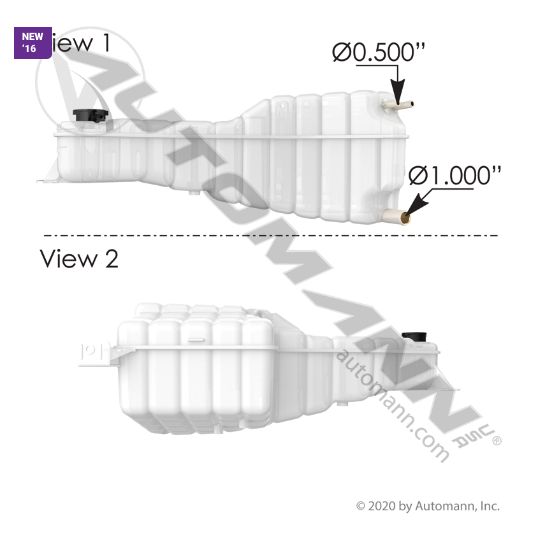 Coolant Reservoir Freightliner /0523195000, Z0530740001  /  575.1012