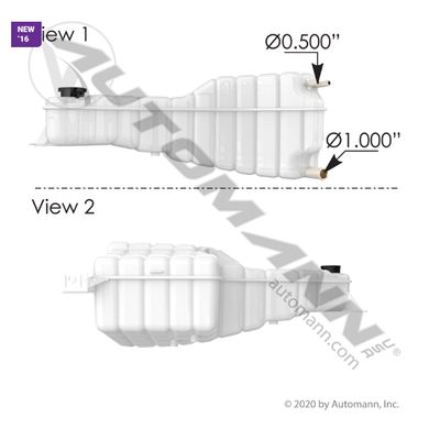 Coolant Reservoir Freightliner /0523195000, Z0530740001  /  575.1012