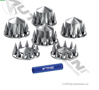 Axle Cover Complete Set Chrome ABS / 562.FR1012C / 10308