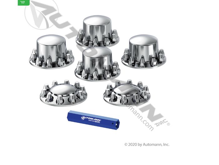 Axle Cover Complete Set Chrome ABS / 562.FR1010C/10305