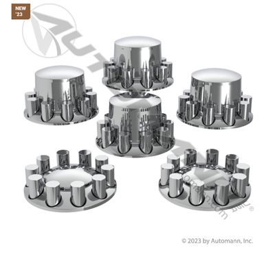 Axle Cover Complete Set Chrome ABS/ 562.FR1017C