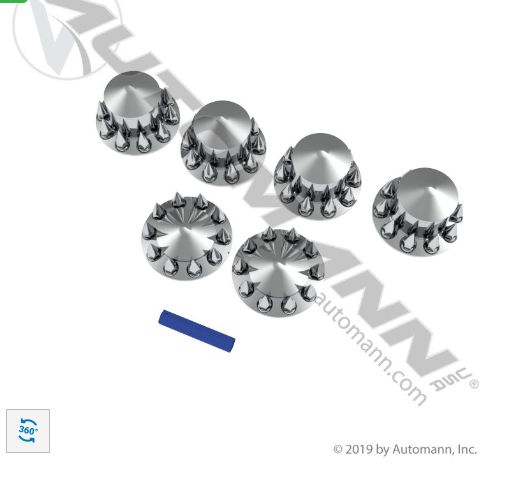 Axle Cover Complete Set Chrome ABS / 562.FR1012C / 10308