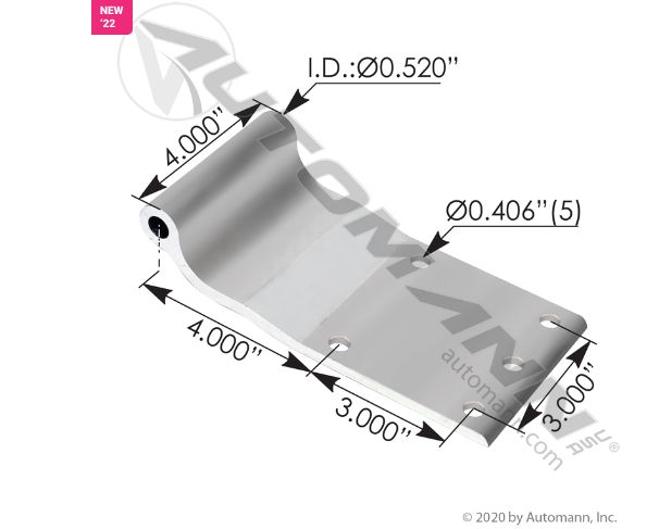 Hinge Fruehauf / 573.1001004/022-01004, 1402-7492, BCF004678001