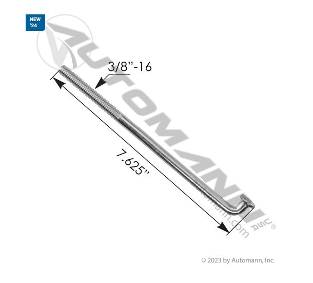 Bolt Battery Hold Down freightliner / HLK2967 / 0617103006