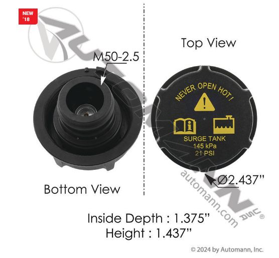 Coolant Reservoir Cap 21LB /0532312000