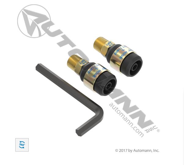 Air Brake Hose 3/8in Repair Kit /7031402, 500007, 431402