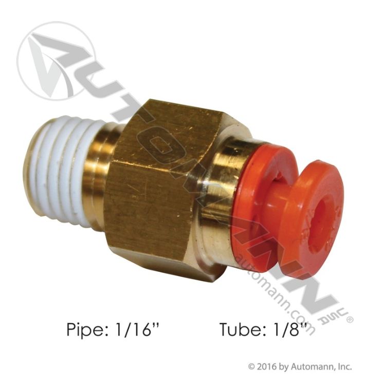 PLC Male Connector 1/8 X 1/16in / 177.11682X1/ QL13682X1, 016110, S768PMT21