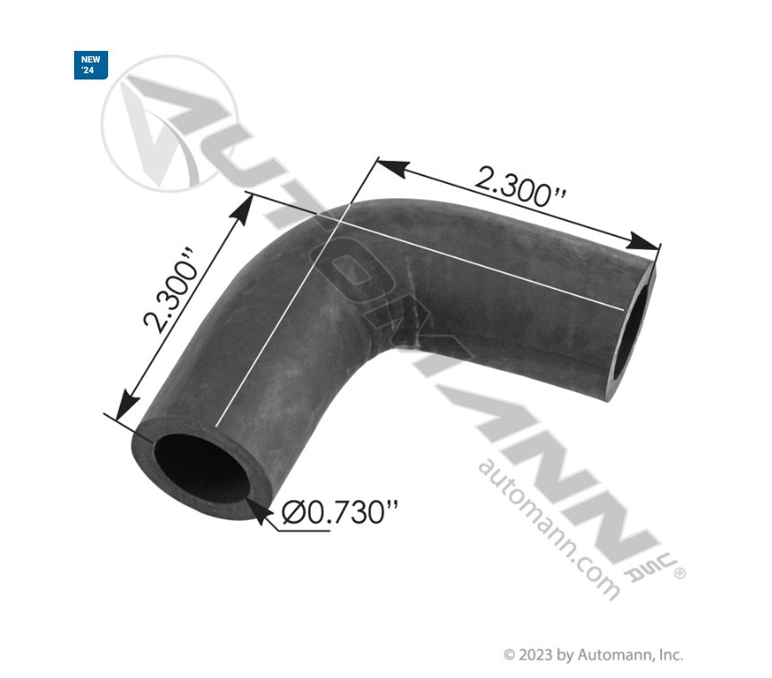 Radiator Hose 90 Elbow Freightliner/561.46294  /0517785000, 0524694000