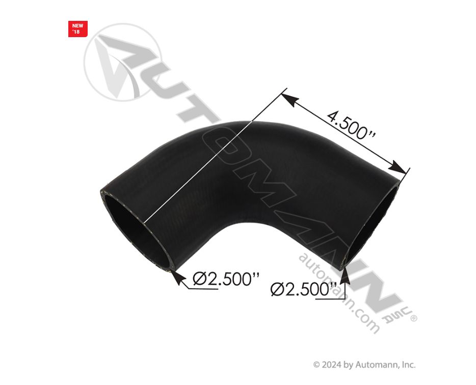 Elbow 90 ECR Freightliner 2.5&quot; ID /561.46318  /0529973014, 0529973018, 66552, 24047