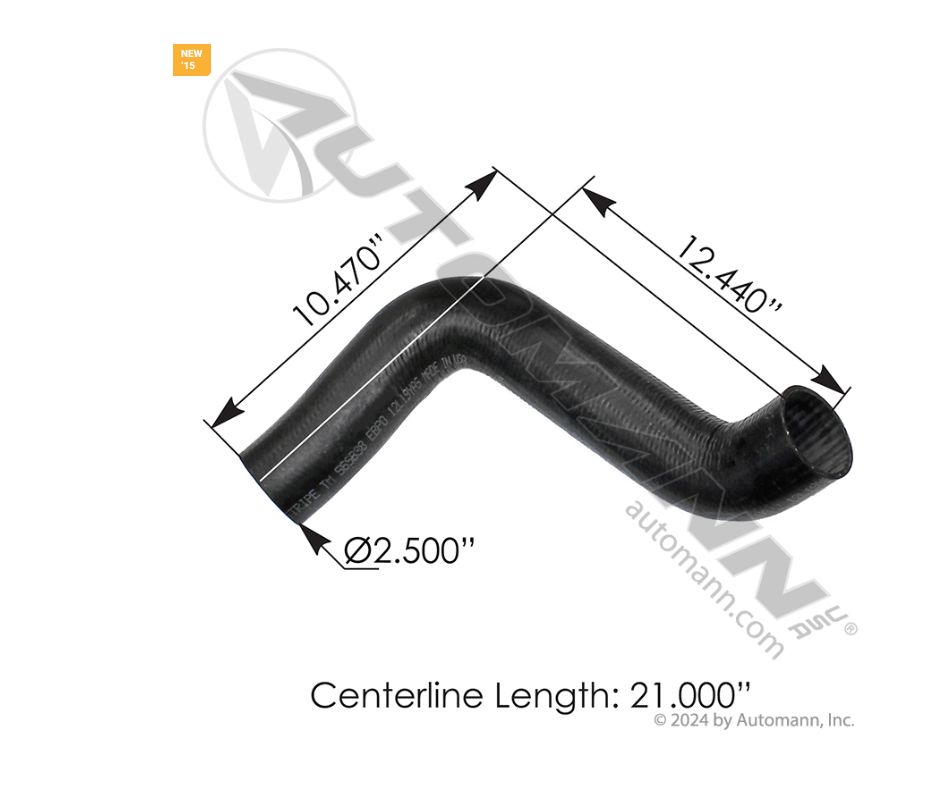 Upper Coolant Hose Freightliner -/561.46657 /  P/N 05-27657-001