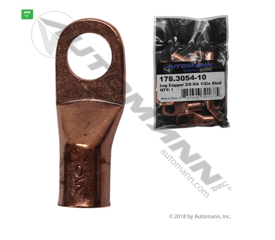 Battery Copper Lug /178.3054-10/  5012-2/08, 056040