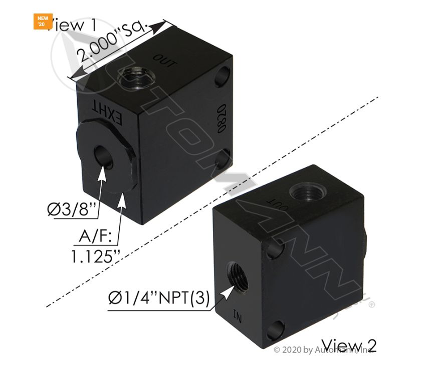 Quick Release Valve 1/4in NPT / 170.QR1401A/R0043481
