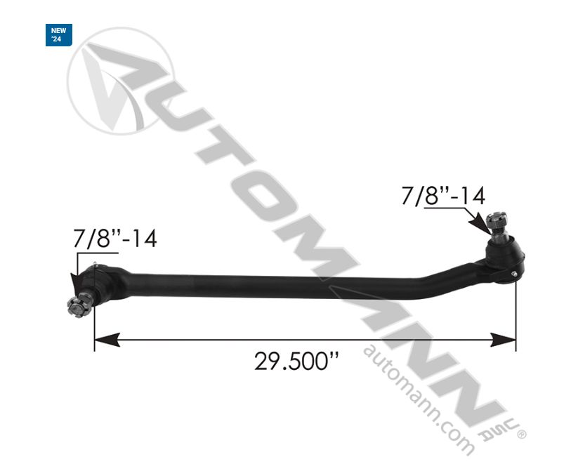 Drag Link Ken-Pete 579 T680 Next Gen /J206068 / J20-6068 /  463.DS7568