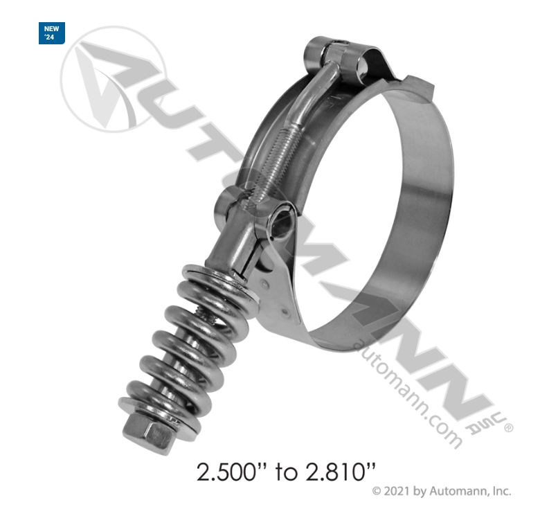 HD T-Bolt Clamp 2.50in to 2.81in /  B9224-0250 /  B92240250 / BREB9224-0250B