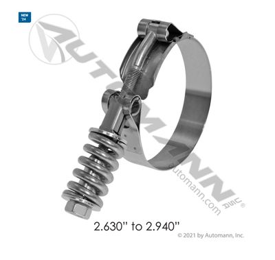 HD T-Bolt Clamp 2.63in to 2.94in /  B9224-0263 /30030-0250