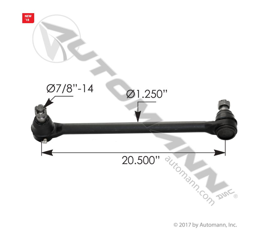 Drag Link Freightliner / 463.DS4655 /1414321000, 1417643000
