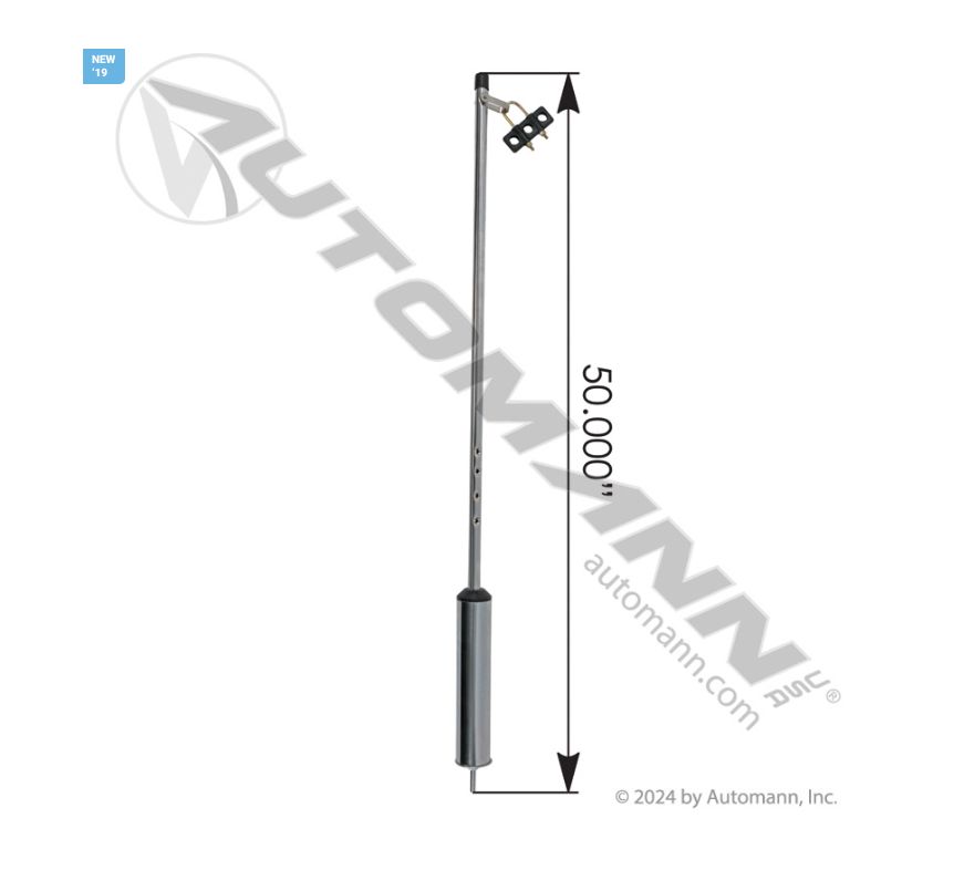 Pogo Stick Chrome 50in /177.3027