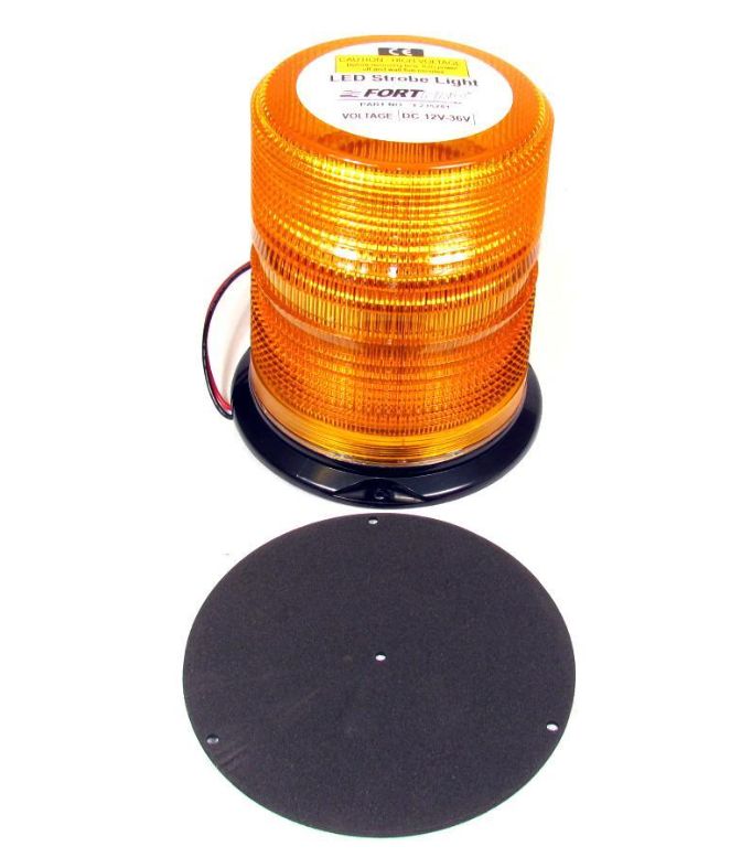 AMBER, STROBE CAB LAMP BIG - 60 LED/ 12-24-36 volts/ 156 mm hight /F235281