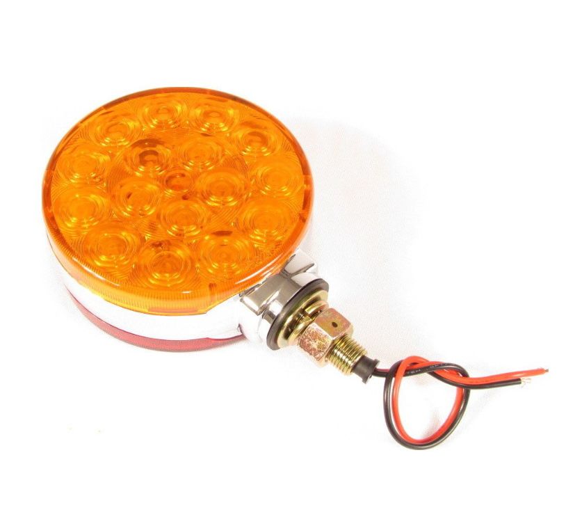 ROUND, CHROME TURN SIGNAL LAMP LED / F235260
