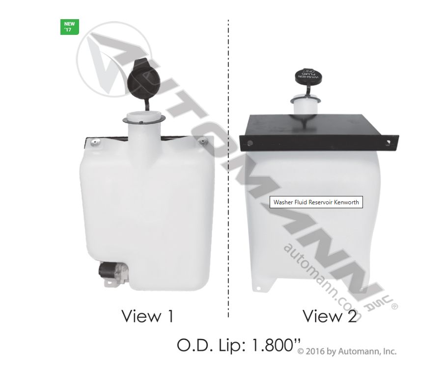 Washer Fluid Reservoir Kenworth  / 575.1041 / K11420