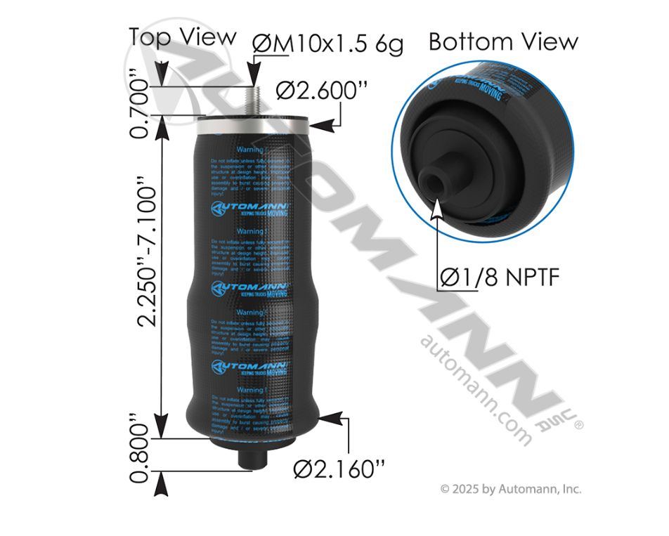 Air Spring Cabin Volvo / ABSZ70-2622