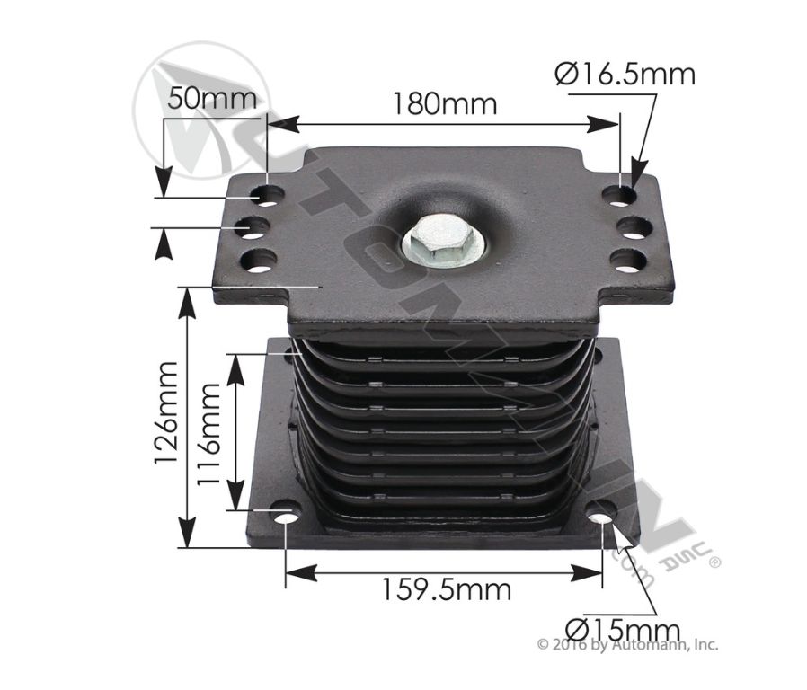 Rear Suspension Load Spring - Dump Trucks - Volvo P/N 1629553 / MVT4