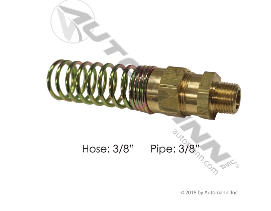 Hose Coupling w/Spring 3/8IN x 3/8NPT / 177.16936C /33806BY36,/ 68RBSG66,/ 103, 500025