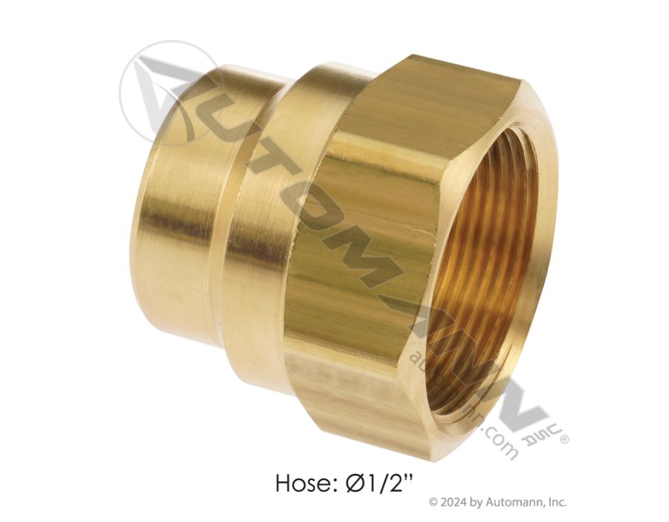 Coupling Nut for No Spring 1/2in / 177.16958NS /S361AB8/, 61RB8, /33808B