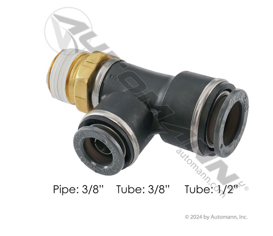 PLC Swivel M Run Tee 1/2 X 3/8 X 3/8in /177.117186C /SMCKV2Y131136SKV2Y131136S